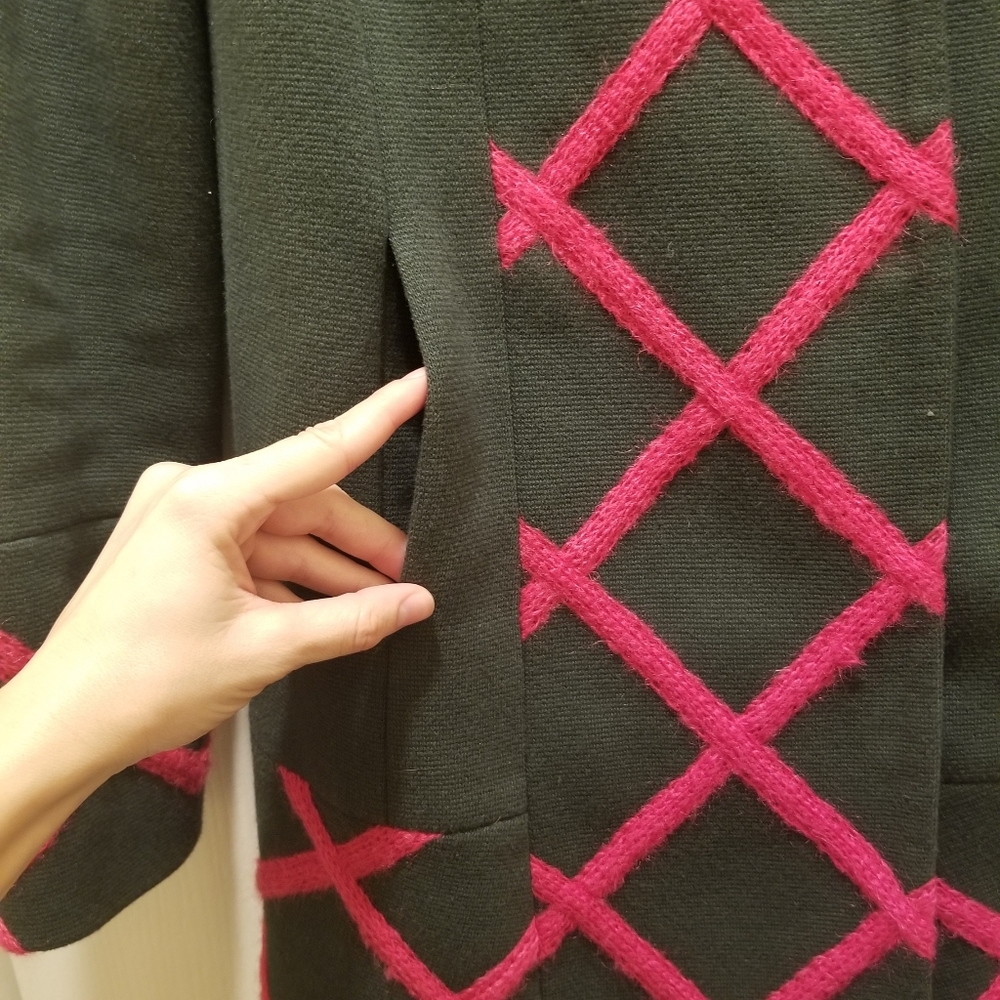 UNIQUE Anthropologie Elevenses Overcoat! Sz 2! - Picture 3 of 8